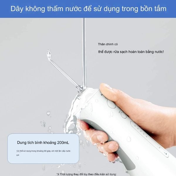 Máy tăm nước Panasonic DJ54 với 3 đầu tăm, nội địa Nhật