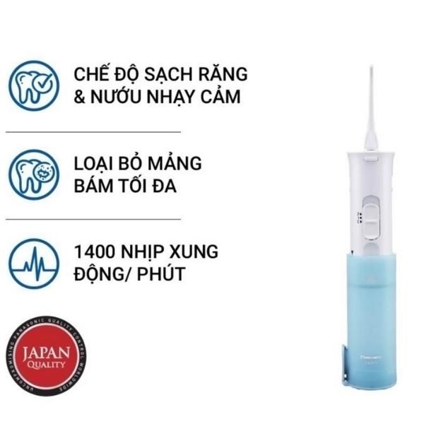 Máy tăm nước Panasonic EW-DJ10 mini bỏ túi dễ dàng chăm sóc răng miệng
