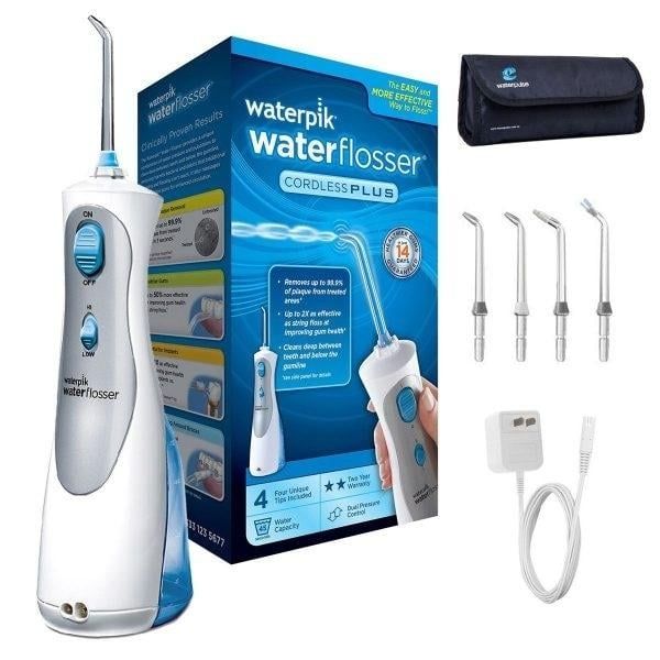 Máy tăm nước Waterpik WP-450 Cordless Plus cầm tay di động tiện lợi