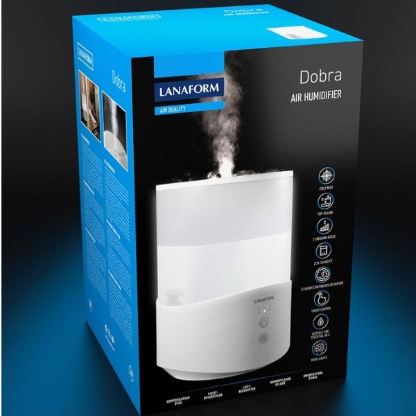 Máy tạo độ ẩm và khuếch tán tinh dầu Lanaform Dobra phòng 30m2