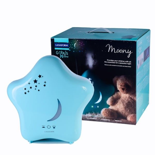 Máy tạo độ ẩm và khuếch tán tinh dầu Lanaform Moony có chiếu sao sáng