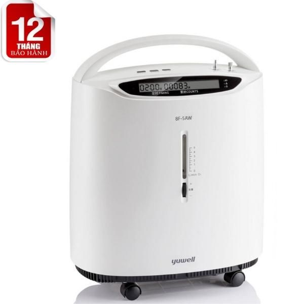 Máy tạo oxy 5 lít Yuwell 8F-5A / 8F-5AW kèm xông khí dung