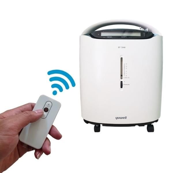 Máy tạo oxy 5 lít Yuwell 8F-5A / 8F-5AW kèm xông khí dung
