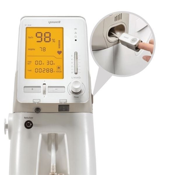 Máy tạo oxy 5 lít Yuwell 9F-5AW kèm xông khí dung
