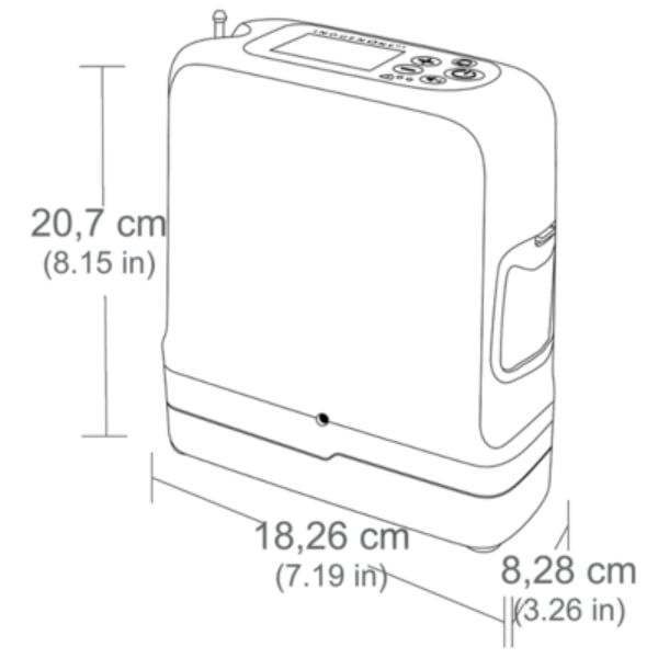 Máy Tạo Oxy di động Inogen Rove 6 - pin lên tới 6-12h - Mỹ