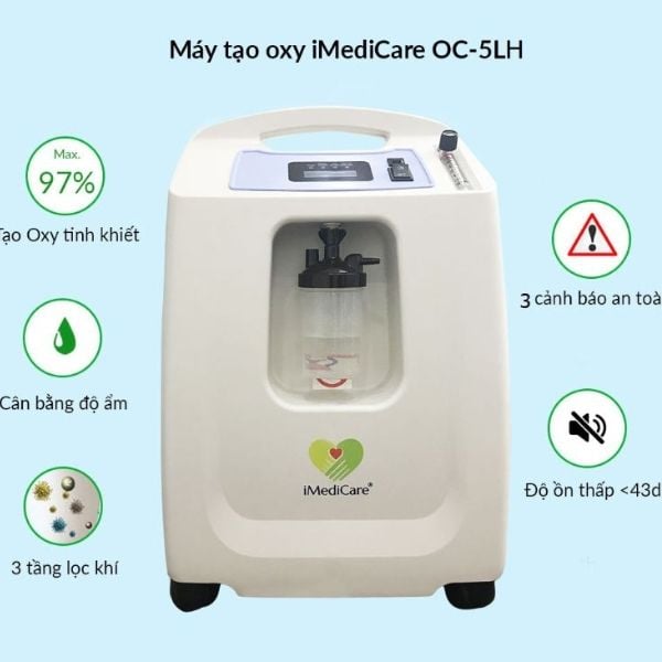 Máy tạo oxy iMediCare OC-5LH 5 lít/phút