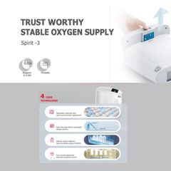  Máy tạo oxy di động Yuwell Spirit 3 / 3 lít 