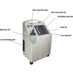  Máy tạo Oxy Yuwell 7F-10W 10 Lít/Phút kèm xông khí dung 