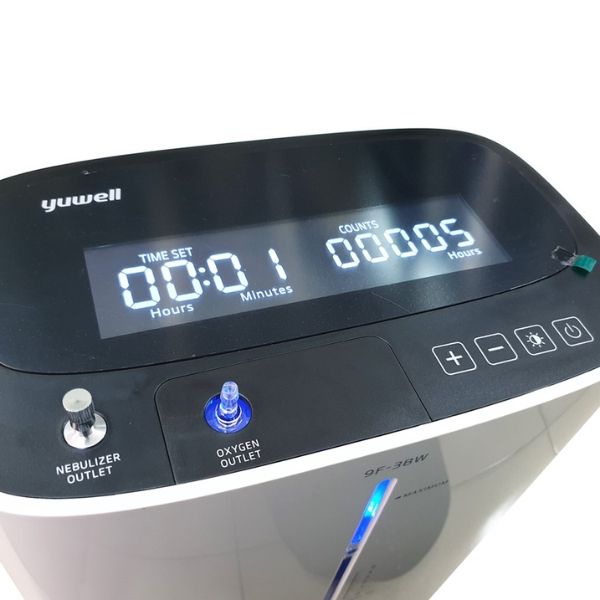 Máy tạo oxy Yuwell 9F-3BW tạo oxy tinh khiết 3 lít/phút kèm khí dung