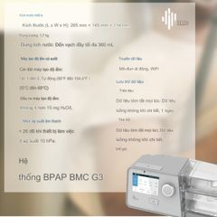  Máy thở Bipap BMC G3 B30VT 