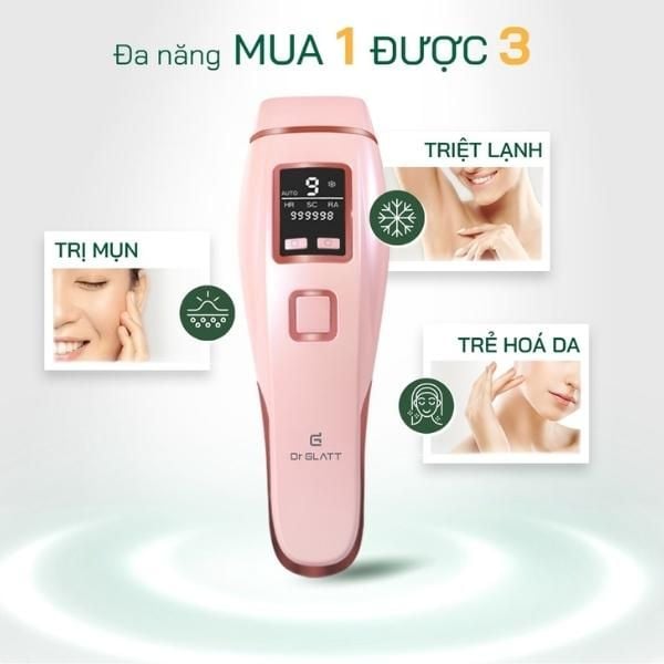 Máy triệt lông Dr GLATT IPL Pro