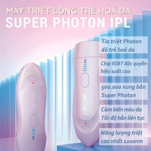 Máy triệt lông trẻ hoá da công nghệ IPL NanoTime B62F ứng dụng công nghệ cao cấp