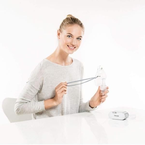 Máy xông khí dung Beurer IH58 thiết kế nhỏ, nhẹ và cực kỳ yên tĩnh