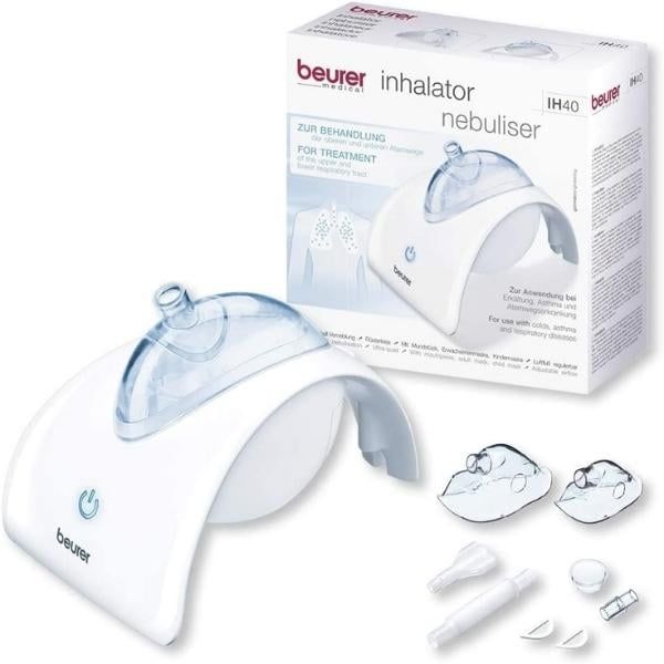 Máy xông khí dung siêu âm Beurer IH40 độ ồn thấp với công nghệ siêu âm