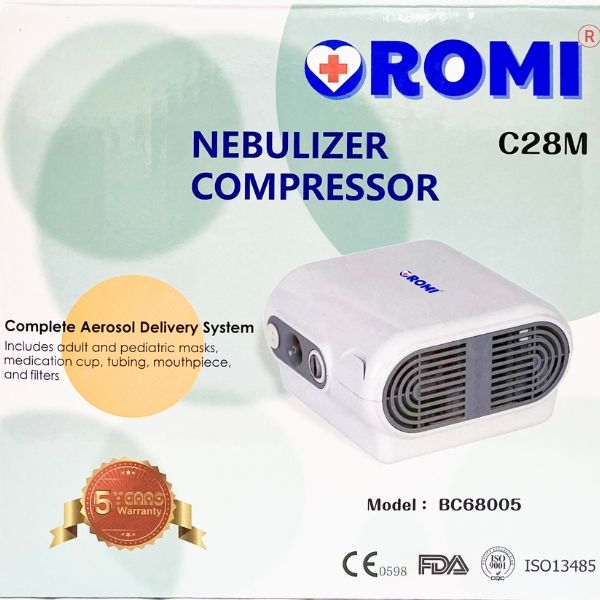 Máy xông khí dung và hút mũi Oromi C28M