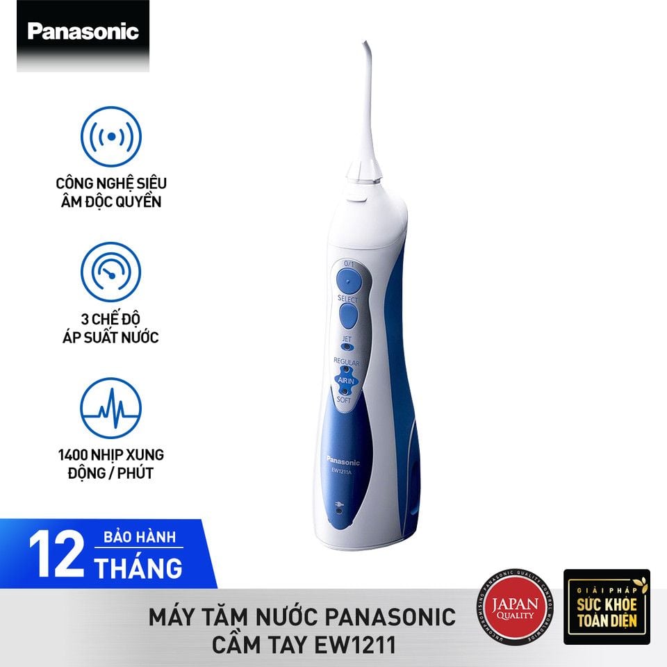 Máy tăm nước Panasonic EW1211 cầm tay nhập Đức | Lavenmed.com