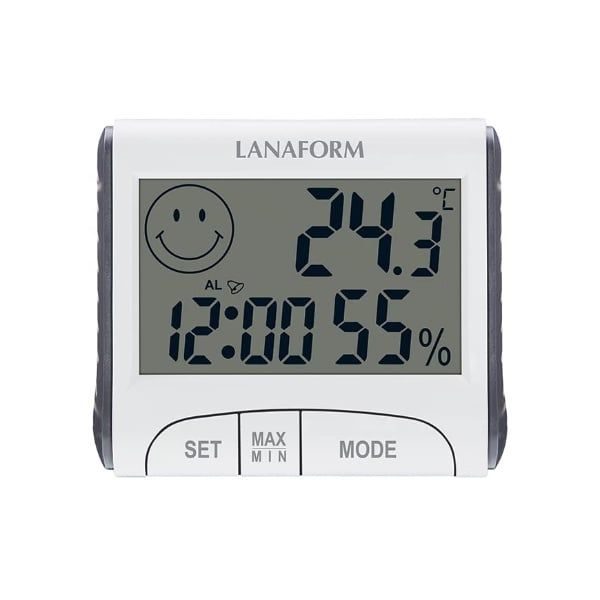 Nhiệt ẩm kế Lanaform màn hình LCD, hiển thị độ ẩm, nhiệt độ chính xác