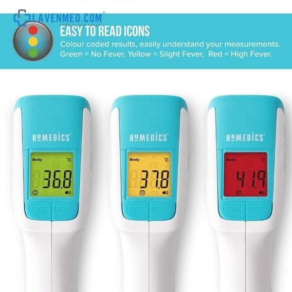 Nhiệt kế điện tử đo trán Homedics TIE-350 cảm biến hồng ngoại