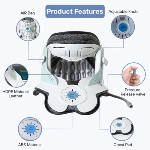 Đai kéo giãn cột sống cổ Alphay JQAH-8