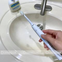  Set 2 Bàn chải đánh răng điện Philips Sonicare 5000 Optimal Clean HX6829/72 