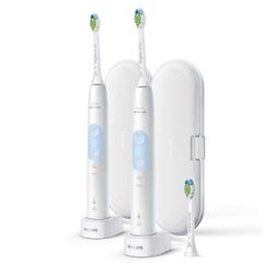  Set 2 Bàn chải đánh răng điện Philips Sonicare 5000 Optimal Clean HX6829/72 