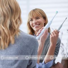  Set 2 Bàn chải đánh răng điện Philips Sonicare 6100 ProtectiveClean 