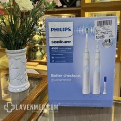  Bộ 2 Bàn chải đánh răng điện Philips Sonicare Protective Clean 4300 Plaque Control 