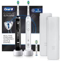  Set 2 Bàn chải điện Oral-B Genius Elite 6000 