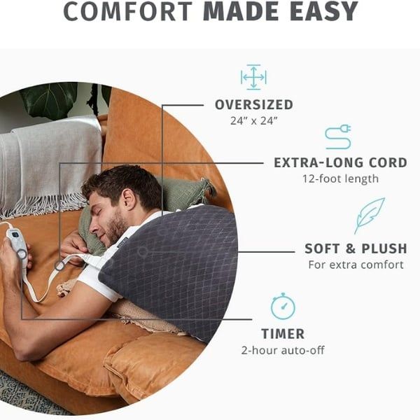 Tấm đệm sưởi Homedics HP-24DOJ