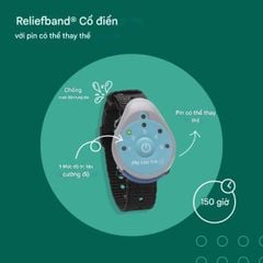  Vòng đeo tay Reliefband Classic Chống say tàu xe ốm nghén tiền đình 