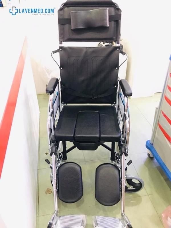 Xe lăn đa năng Lucass X88 có bô và ngả nằm