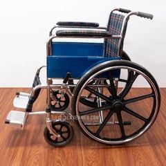  Xe lăn Lucass X9B vải kẻ bánh đúc 