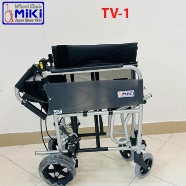 Xe lăn Miki TV-1 Nhật Bản chất liệu hợp kim nhôm siêu nhẹ chỉ 10kg