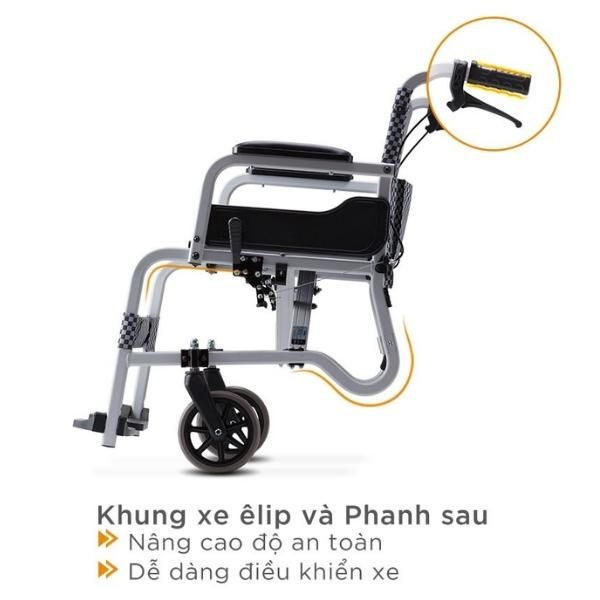Xe lăn tay Karma Soma 105 siêu nhẹ hợp kim nhôm 11.5kg