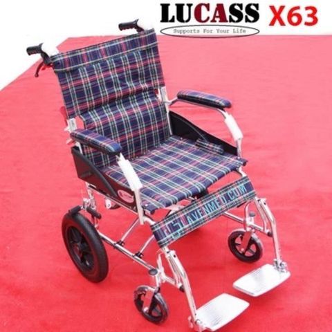 Xe lăn nhôm Lucass X63 bánh nhỏ