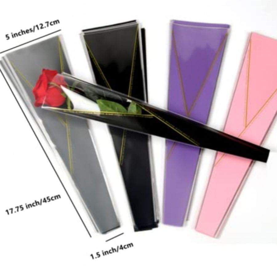 50pcs single flower bag diagonal border – SUGAR MUMMY FLORIST & HAMPER