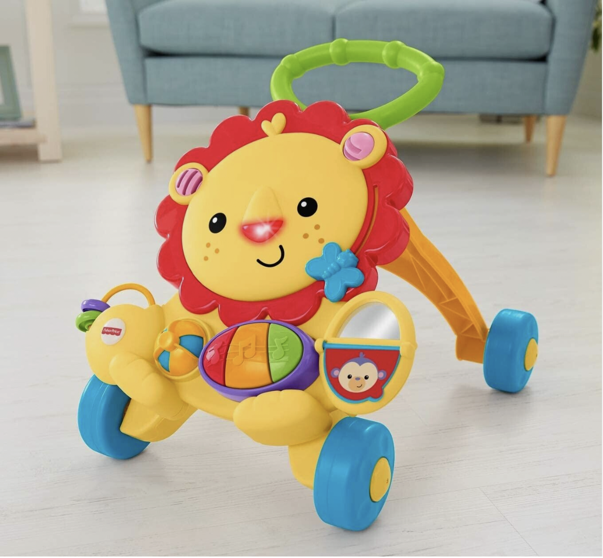 Andadera Caminadora Musical Bebé Diseño Fisher-Price - ANDADERA CAMINADORA MUSICAL BEBE DISEÑO