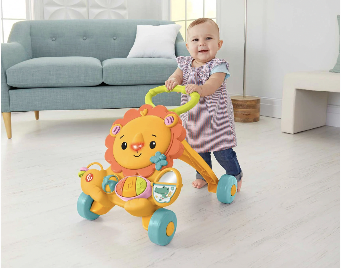 Andadera Caminadora Musical Bebé Diseño Fisher-Price - ANDADERA CAMINADORA MUSICAL BEBE DISEÑO