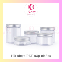 Hũ PET nhựa nắp nhôm 100g