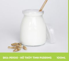 Lọ sữa chua thủy tinh thấp 100ml