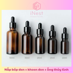 Lọ thủy tinh nâu 50ml