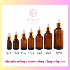 Lọ thủy tinh nâu 5ml