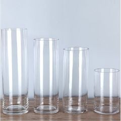 Lọ trụ tròn thủy tinh 10x20cm