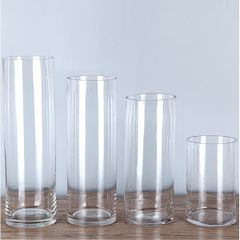 Lọ trụ tròn thủy tinh 10x40cm