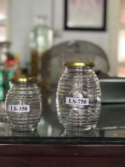 Hũ thuỷ tinh hình ong nắp thiếc vặn các cỡ