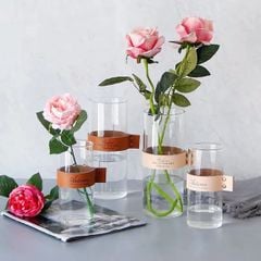 Lọ trụ tròn thủy tinh 10x15cm