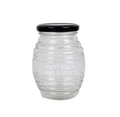 Hũ thuỷ tinh hình ong nắp thiếc vặn các cỡ