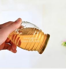 Hũ thuỷ tinh hình ong nắp thiếc vặn các cỡ
