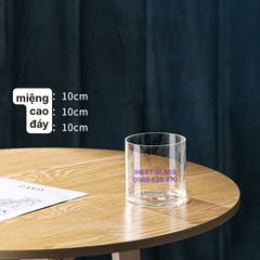 Lọ trụ tròn thủy tinh 10cm