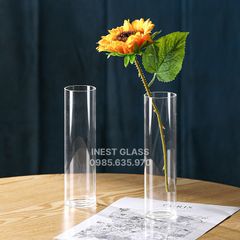 Lọ trụ tròn thủy tinh 10cm